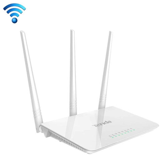 Tenda F3 Wireless 2.4GHz 300Mbps WiFi Router with 3*5dBi External Antennas(White) - free shipping - PMC Jewellery - Order now!