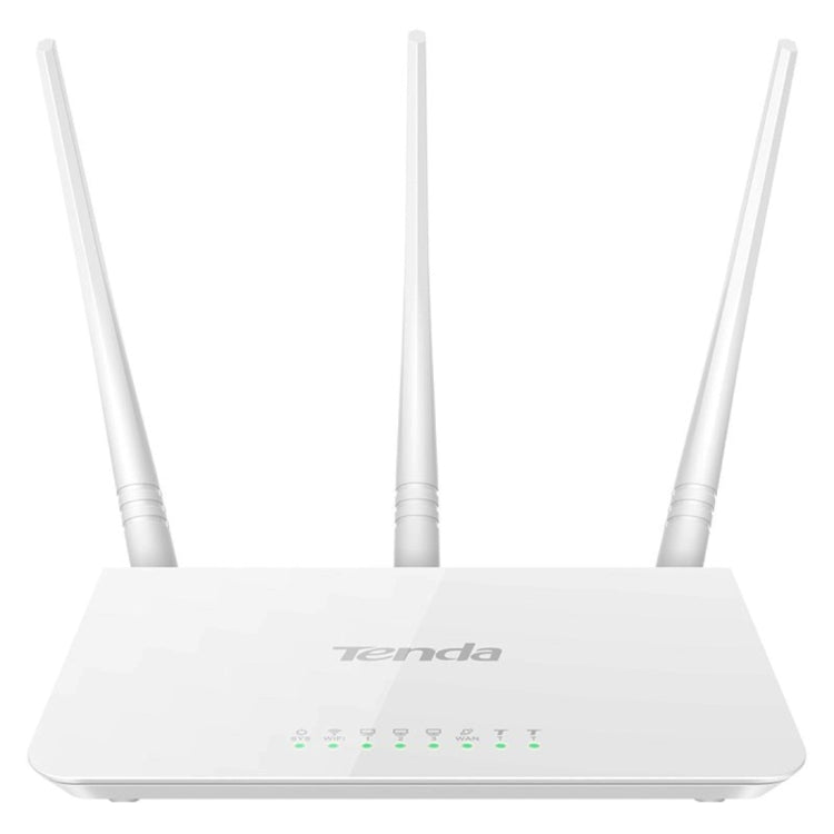 Tenda F3 Wireless 2.4GHz 300Mbps WiFi Router with 3*5dBi External Antennas(White) - free shipping - PMC Jewellery - Order now!