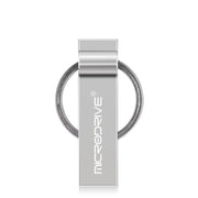 MicroDrive 8GB USB 2.0 Metal Keychain U Disk (Grey)