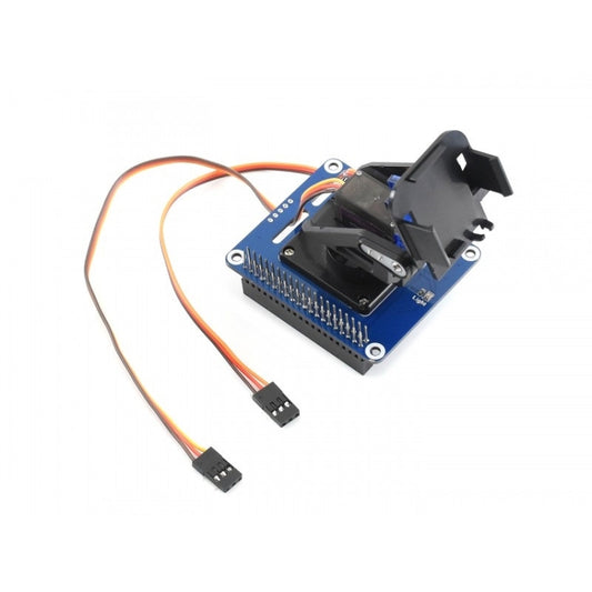 Waveshare 2-DOF Pan-Tilt HAT for Raspberry Pi, Light Intensity Sensing, I2C Interface - free shipping - PMC Jewellery - Order now!