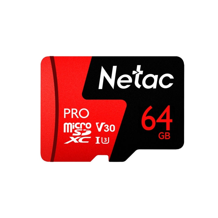 Netac P500 PRO 64GB U3 Speed Level Automobile Data Recorder Monitor Camera Memory Card TF Card - Micro SD Card by Netac | Online Shopping South Africa | PMC TechLife | Buy Now Pay Later Mobicred