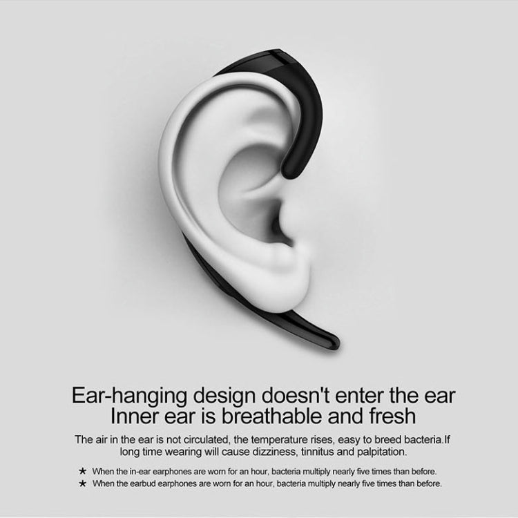 OVEVO Ear-hanging Business Style Wireless Bluetooth Earphone Headset