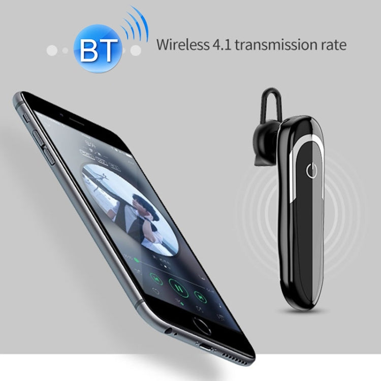 Moloke D5 Hanging Ear Type Business Bluetooth Waterproof Anti-sweat Noise Cancelling Earphone HiFi Sound Headset - free shipping - PMC Jewellery - Order now!