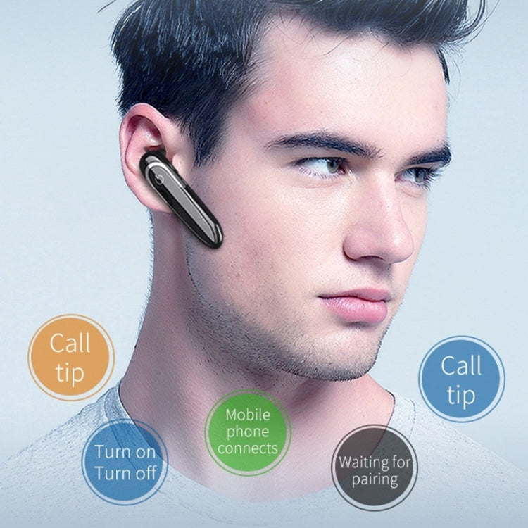 Moloke D5 Hanging Ear Type Business Bluetooth Waterproof Anti-sweat Noise Cancelling Earphone HiFi Sound Headset - free shipping - PMC Jewellery - Order now!