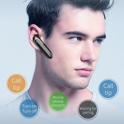 Moloke D5 Hanging Ear Type Business Bluetooth Waterproof Anti-sweat Noise Cancelling Earphone HiFi Sound Headset - free shipping - PMC Jewellery - Order now!