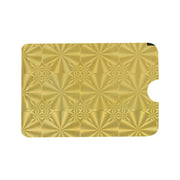 100pcs Aluminum Foil RFID Blocking Credit Card ID Bank Card Case Card Holder Cover, Size: 9 x 6.3cm(Golden Snowflake)