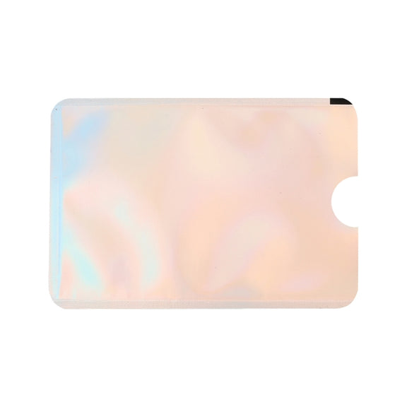 100pcs Aluminum Foil RFID Blocking Credit Card ID Bank Card Case Card Holder Cover, Size: 9 x 6.3cm (Silver)