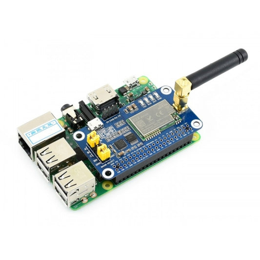 Waveshare SX1262 LoRa HAT 915MHz Frequency Band for Raspberry Pi, Applicable for America / Oceania / Asia - free shipping - PMC Jewellery - Order now!