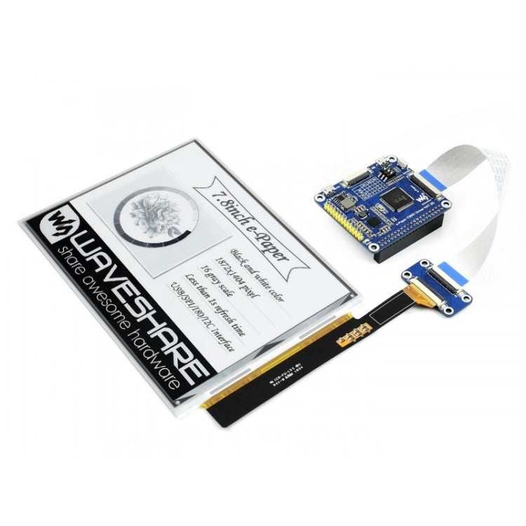 Waveshare 7.8 inch 1872x 1404 E-Ink Display HAT for Raspberry Pi - free shipping - PMC Jewellery - Order now!