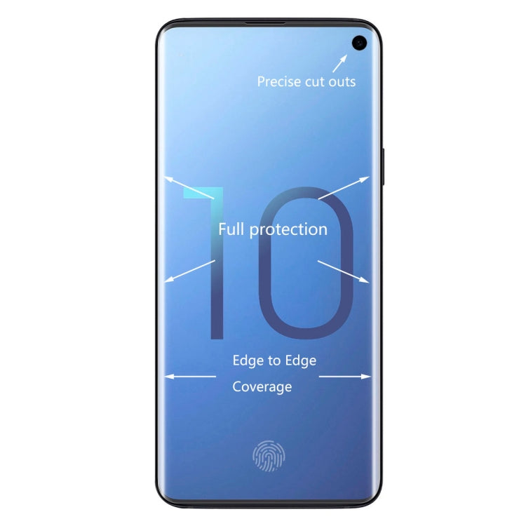 ENKAY Hat-prince 3D Full Screen PET Curved Hot Bending HD Screen Protector Film for Galaxy S10 - For Samsung by ENKAY | Online Shopping South Africa | PMC Jewellery | Buy Now Pay Later Mobicred