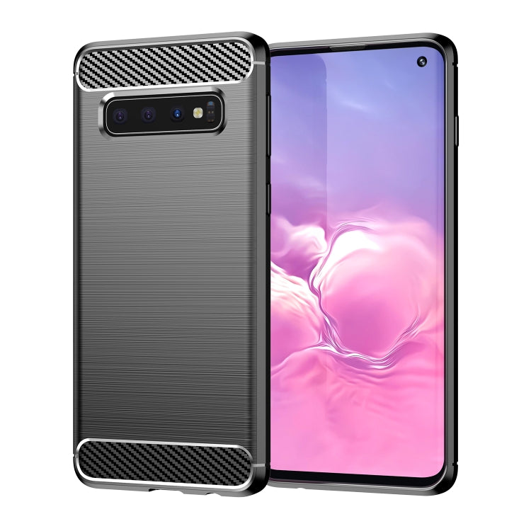 Brushed Texture Carbon Fiber TPU Case for Galaxy S10 - free shipping - PMC TechLife - Order now!