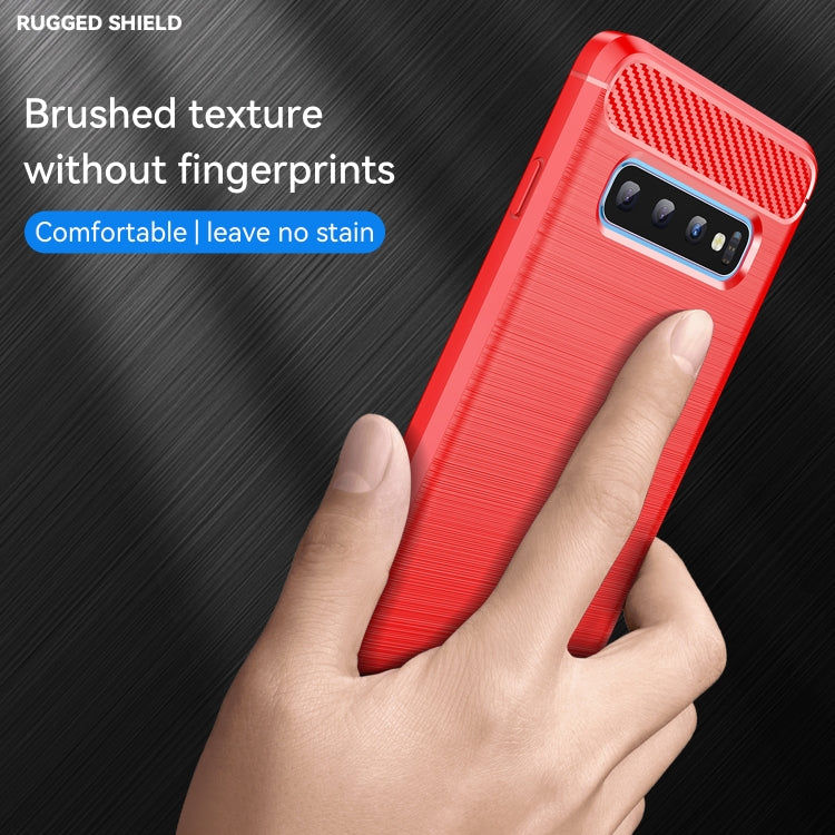 Brushed Texture Carbon Fiber TPU Case for Galaxy S10 - free shipping - PMC TechLife - Order now!